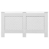 Construction de radiotorom vidaxl 152x19x81,5 cm mdf blanc