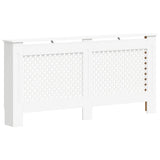 Construction de radiatorom vidaxl 172x19x81,5 cm mdf blanc