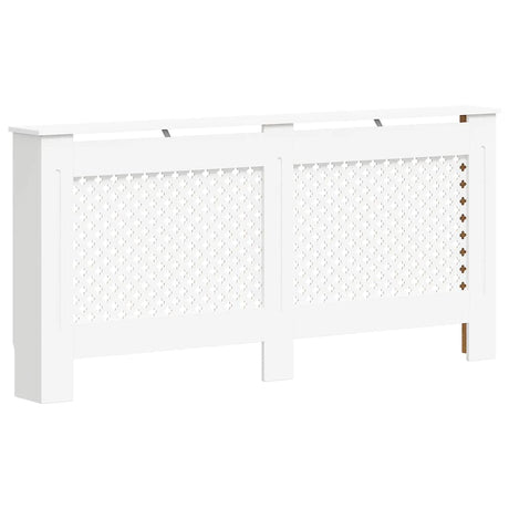 Construction de radiatorom vidaxl 172x19x81,5 cm mdf blanc
