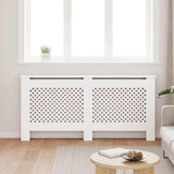 Construction de radiatorom vidaxl 172x19x81,5 cm mdf blanc