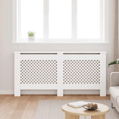 Construction de radiatorom vidaxl 172x19x81,5 cm mdf blanc