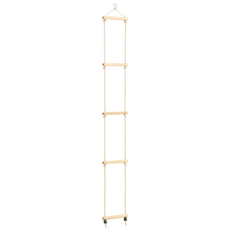 Échelle de corde Vidaxl 30x168 cm Bois massif et PE