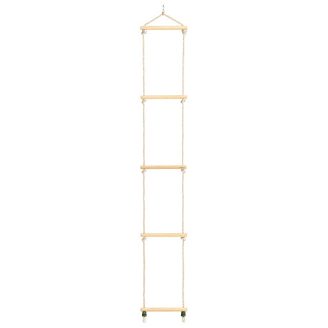 Échelle de corde Vidaxl 30x168 cm Bois massif et PE