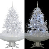 Vidaxl Christmas Snowing avec parapluie 140 cm blanc