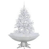 Vidaxl Christmas Snowing avec parapluie 140 cm blanc