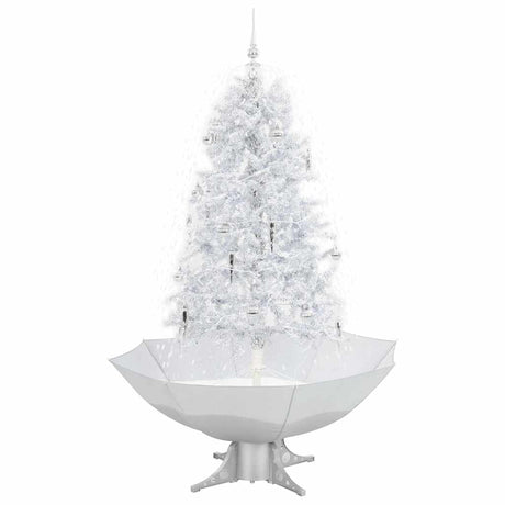 Vidaxl Christmas Snowing avec parapluie 170 cm blanc