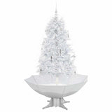 Vidaxl Albero di Natale Snowing con ombrelloni 170 cm bianco