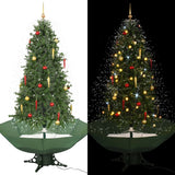 Vidaxl Christmas Snowing avec parapluie 190 cm vert
