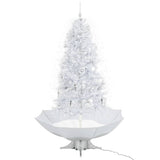 Vidaxl Christmas Snowing avec parapluie 190 cm blanc