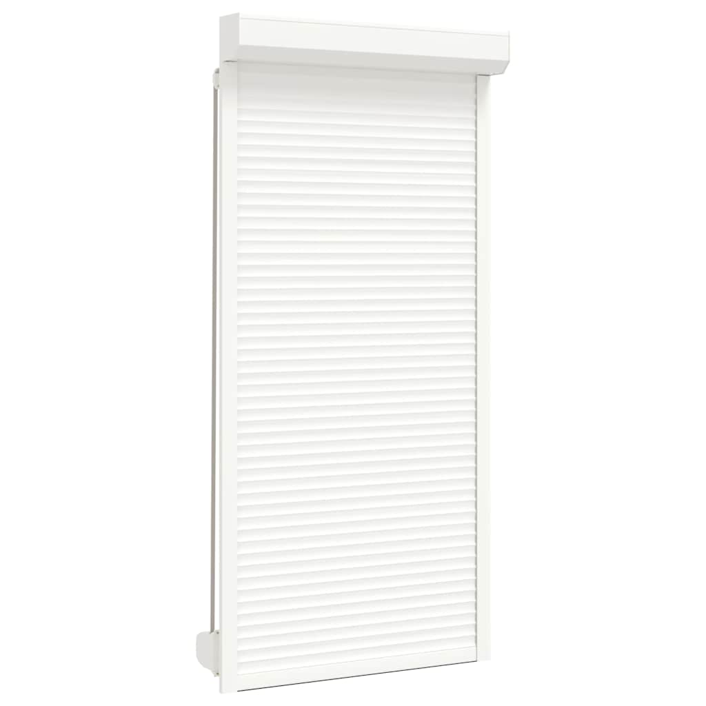 Vidaxl Roller Shutter 100x210 cm Aluminium Weiß