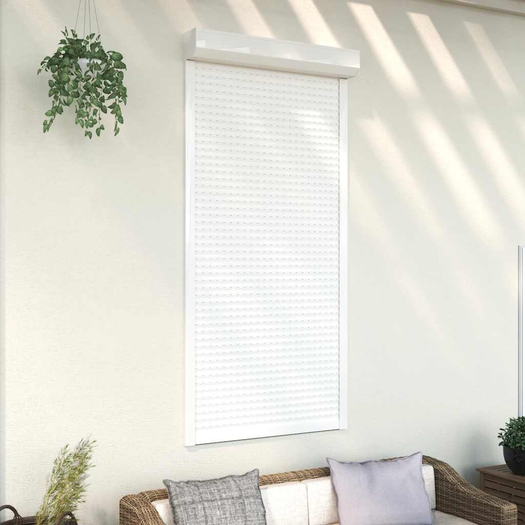 Vidaxl Roller Shutter 100x210 cm Aluminium White