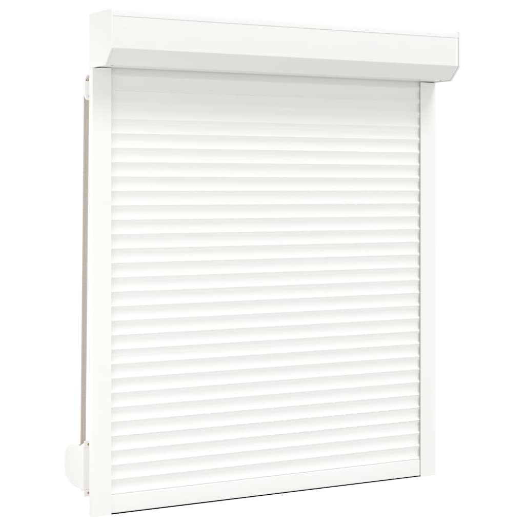 Vidaxl Roller Shutter 110x130 cm Aluminium Weiß