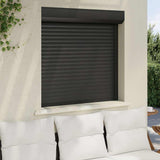 Vidaxl Roller Shutter 100x100 cm aluminium Antracittfarget