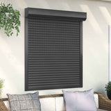 Vidaxl Roller Shutter 110x130 cm hliníkový antracity -