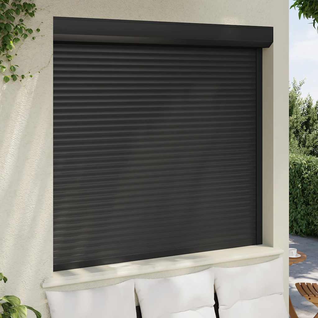 Vidaxl Roller Shutter 160x150 cm hliníkový antracity -