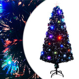 VIDAXL -Weihnachtsbaum mit LED und Standard 150 cm Faser -Optik