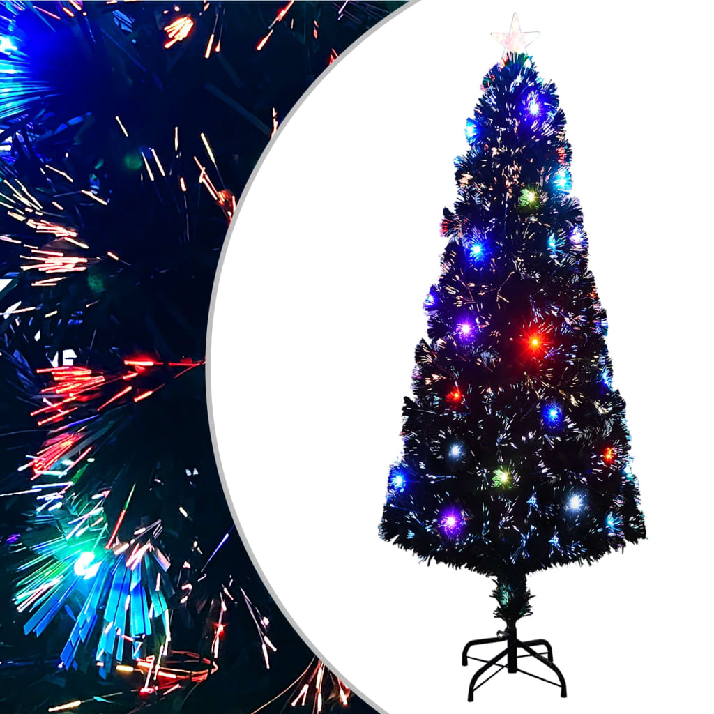 Árbol de Navidad Vidaxl con LED y Fiber Optic de 240 cm estándar