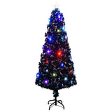 Árbol de Navidad Vidaxl con LED y Fiber Optic de 240 cm estándar