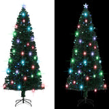 Árbol de Navidad Vidaxl con LED y Fiber Optic de 240 cm estándar