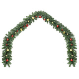 Vidaxl Garland de Noël décoré de balles de Noël 5 m