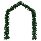 Vidaxl Christmas Garlands 4 ST 270 cm PVC Green