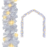 VidaXL guirlande de Noël avec lumières LED 20 m blanc