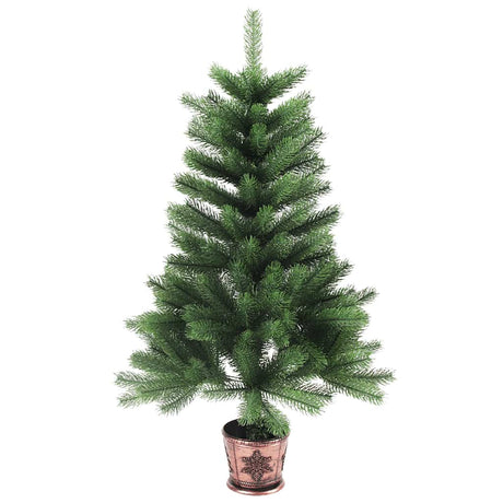 Vidaxl Kunstkerstboom avec des aiguilles réalistes 65 cm verts