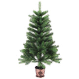 Vidaxl Kunstkerstboom avec des aiguilles réalistes à 90 cm verts