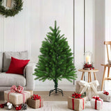 Vidaxl Kunstkerstboom avec des aiguilles réalistes 120 cm verts
