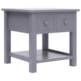 Vidaxl bijzettafel 40x40x40 cm paulowniahout grijs