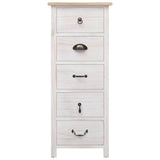 Vidaxl bijzetkast 35x25x87 cm paulowniahout
