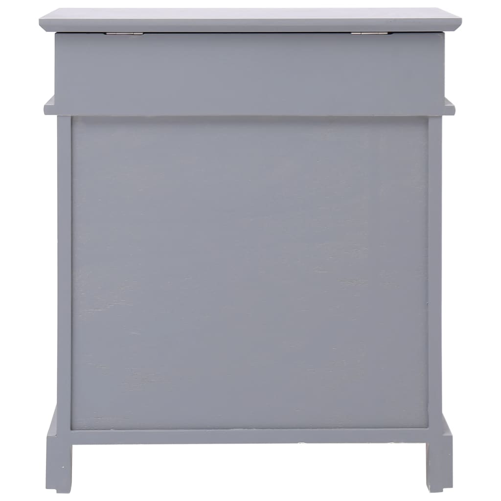 Kabinet bot Vidaxl 50x28x58 cm Paulowniahout Grey