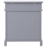 Vidaxl Cabinet da scarpe 50x28x58 cm Paulownahout Grey