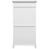 Vidaxl Cabinet da scarpe 50x28x98 cm paulownahout grigio