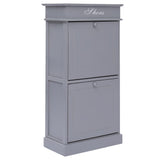 Kabinet bot Vidaxl 50x28x98 cm Paulowniahout Grey