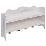 Vidaxx porte-manteau mural 50x10x30 cm bois blanc