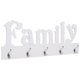 Vidaxl Wall Coat Rack Family 74x29,5 cm