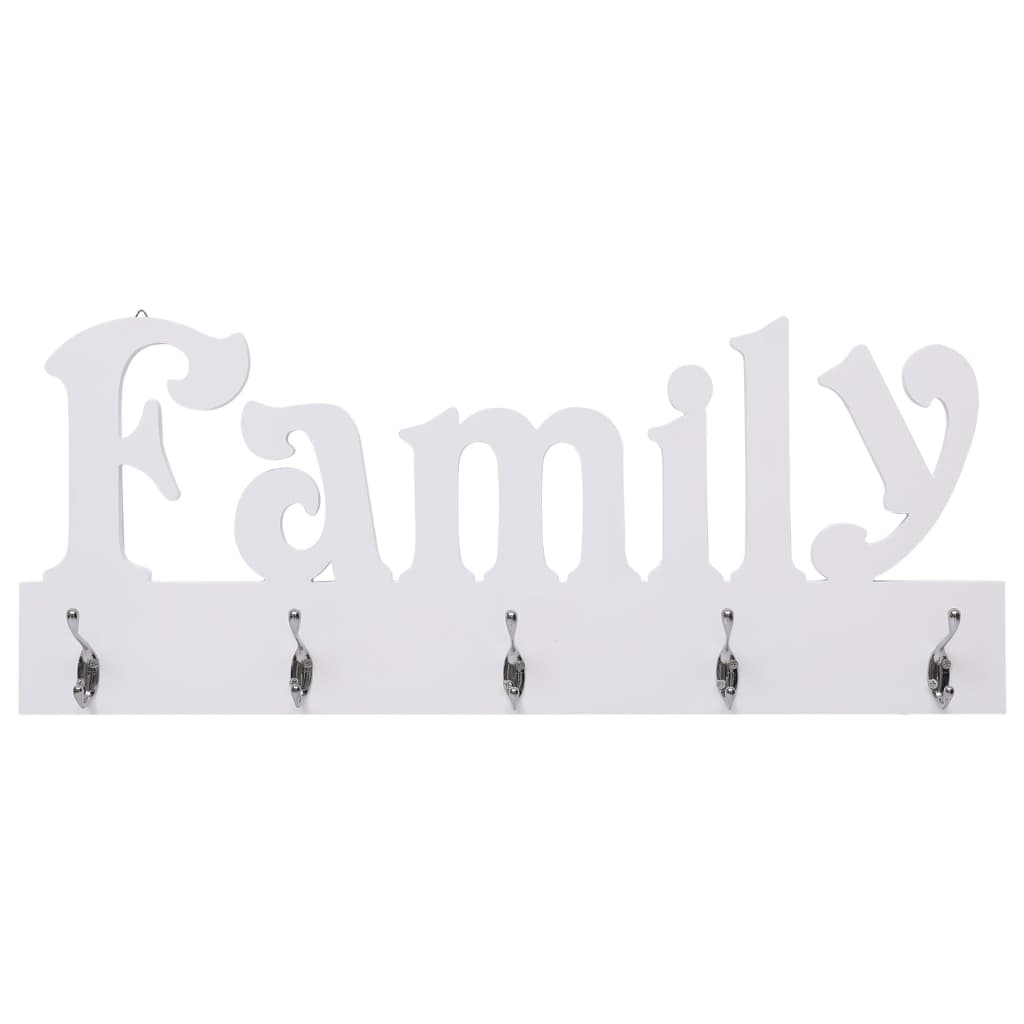 Vidaxl Wall Coat Rack Family 74x29,5 cm