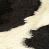 Tapis Vidaxl 150x170 cm Real Beef Skin Black and White