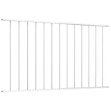 Vidaxl Fence Panel Powder - Acier recouvert de 1,7x0,75 m blanc
