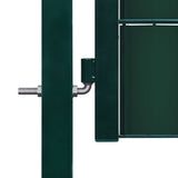 Vidaxl Port 100x101 cm en PVC et vert acier