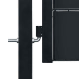 Vidaxl Port 100x81 cm PVC et anthracite en acier -colore