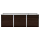 Vidaxl Planter Insert 240x80x77 cm Galvaniserat stålbrunt