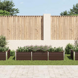 INSERT PLANTER VIDAXL 240X80X45 CM BRORN ACIER GALVANISÉ