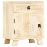 Vidaxl nachtkastje 40x30x50 cm massief mangohout