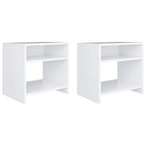 Vidaxl nachtkastjes 2 st 40x30x40 cm bewerkt hout wit