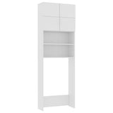 Armoire de machine à laver Vidaxl 64x25.5x190 cm Bois de bois transformé