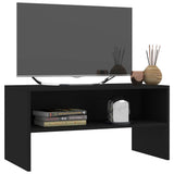 Vidaxl tv-meubel 80x40x40 cm bewerkt hout zwart