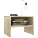 Vidaxl nachtkastjes 2 st 40x30x30 cm bewerkt hout sonoma eikenkleurig