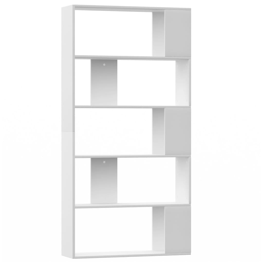 Vidaxl boekenkast kamerscherm 80x24x159 cm bewerkt hout wit